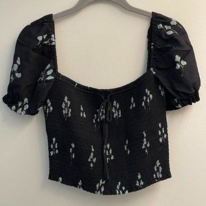 Aritzia Top, Wilfred Floral short sleeve